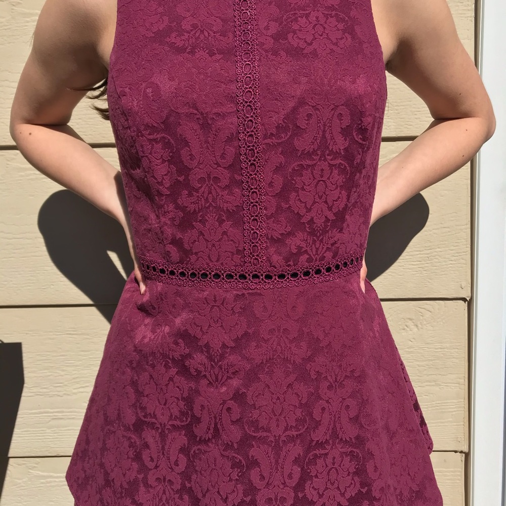 Maroon Dress